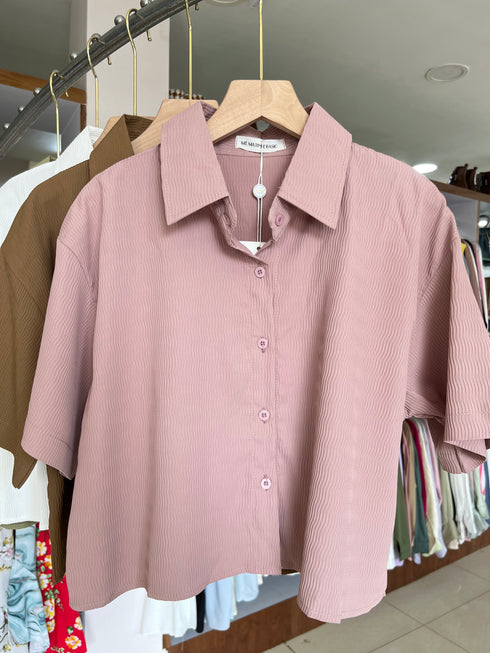 MATINEE Basic Crop Shirts